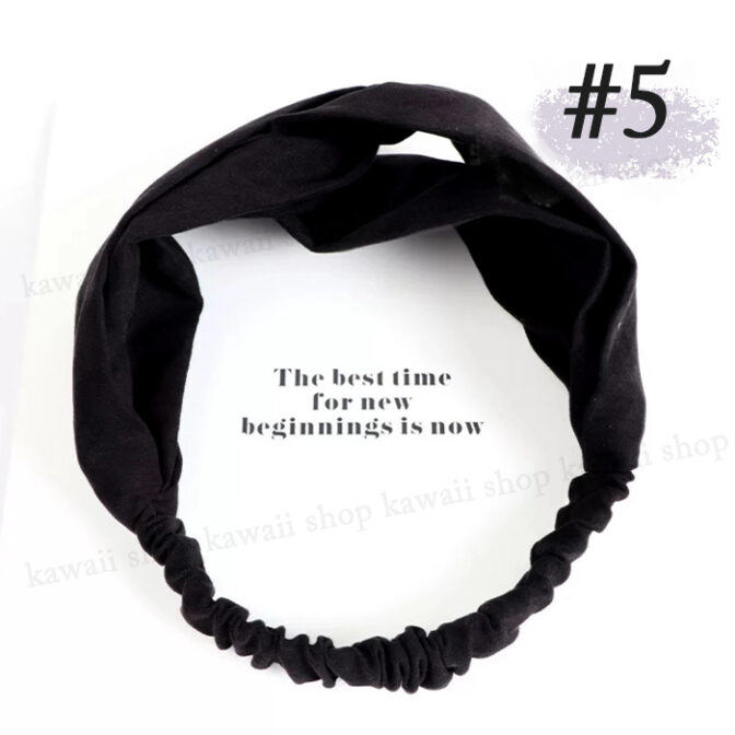 ヘアバンド レディース 無地 シンプル