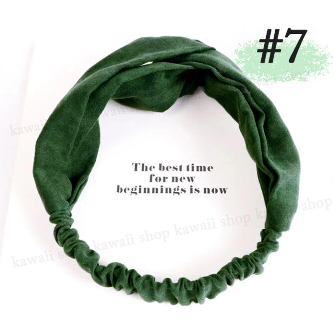 ヘアバンド レディース 無地 シンプル