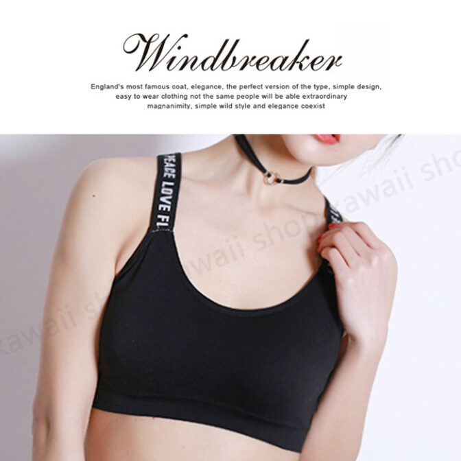 スポーツブラ ノンワイヤー フィットネスブラ ワイヤーなし パット入り