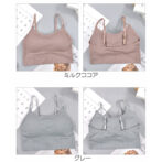 ブラトップ ブラカップ付きキャミ パット入り キャミソール