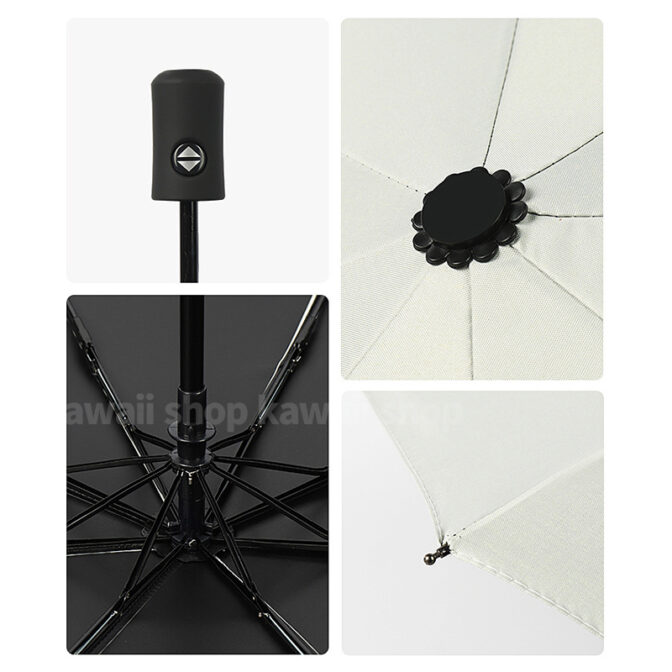 自動開閉 折りたたみ傘 折りたたみ 遮光 日傘 晴雨兼用 UVカット