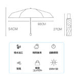 自動開閉 折りたたみ傘 折りたたみ 遮光 日傘 晴雨兼用 UVカット