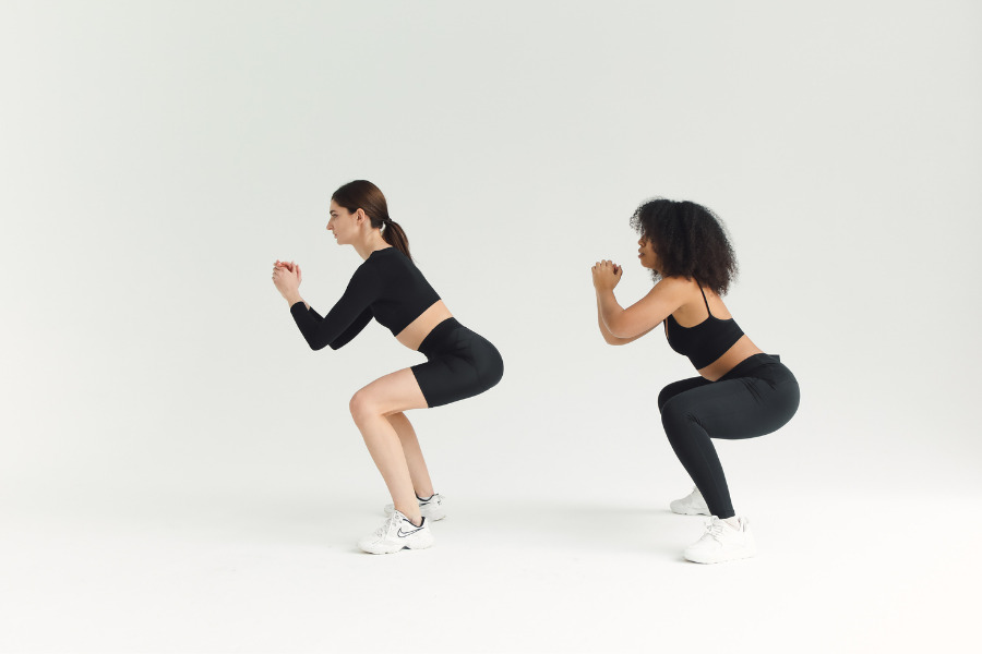 基礎代謝を上げるために運動をする40代