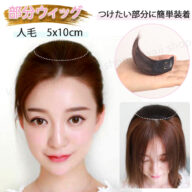 部分ウィッグ 人毛 自然 トップピース ヘアピース 人毛ウィッグ 5ｘ10ｃｍ 髪の毛 かつら ウイッグ 取り付け 人毛 部分ウィッグ ボリューム